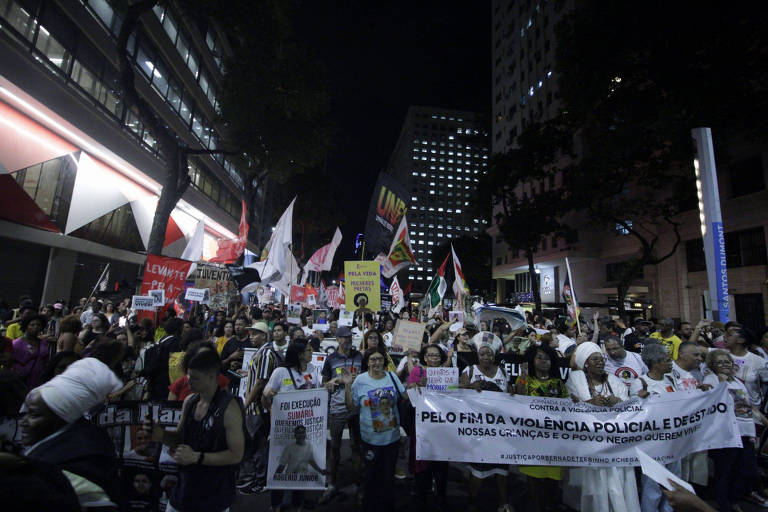 Protestos contra violência policial exaltam líder quilombola e reúnem pais de jovens mortos