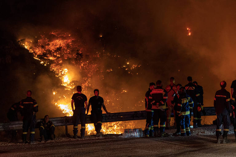 Incêndio na Grécia é o maior registrado na Europa em anos, diz observatório