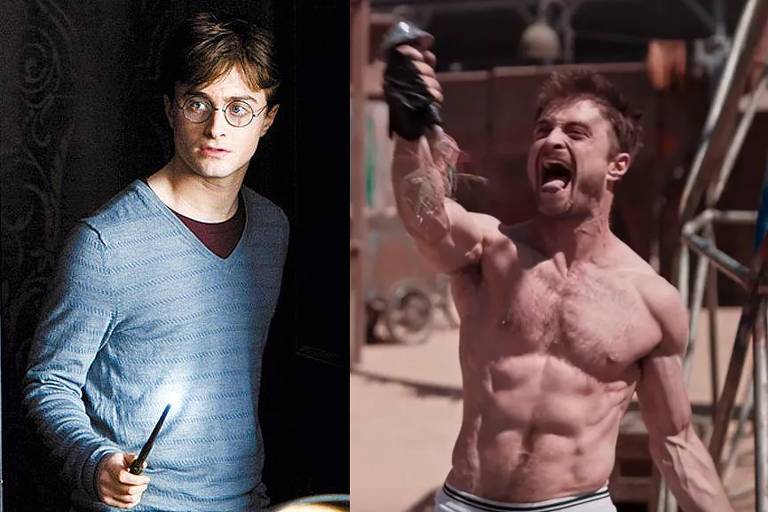 Dan Radcliffe em 'Harry Potter' e na série 'Miracle Workers'