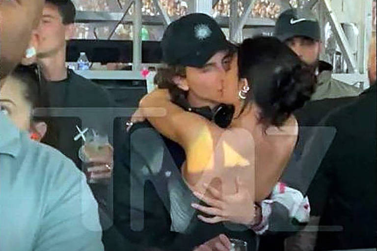 Kylie Jenner e Timothée Chalamet são flagrados juntos em show de Beyoncé