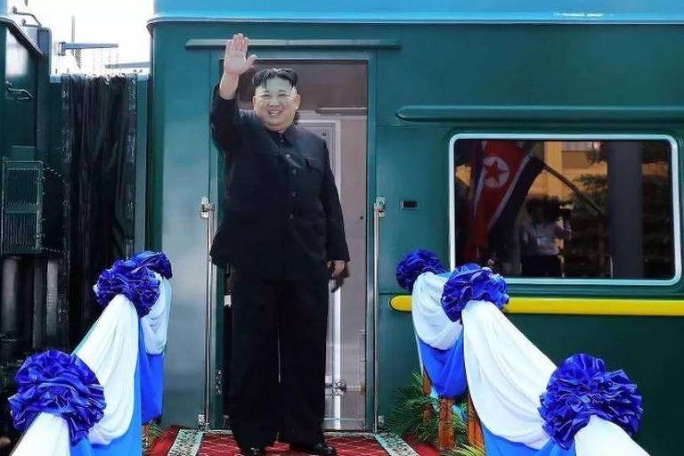 Blindado, de luxo e muito lento: o trem que deve levar Kim Jong-un à Rússia