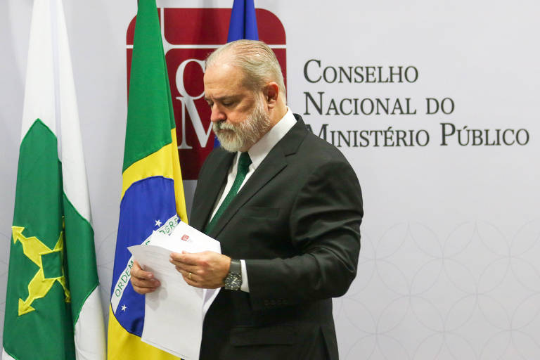 O Conselho Nacional do Ministério Público (CNMP) realiza, na segunda (25/09/2023), a última sessão comandada pelo atual procurador-geral da República, Augusto Aras; ele deixa o cargo após quatro anos à frente da PGR 