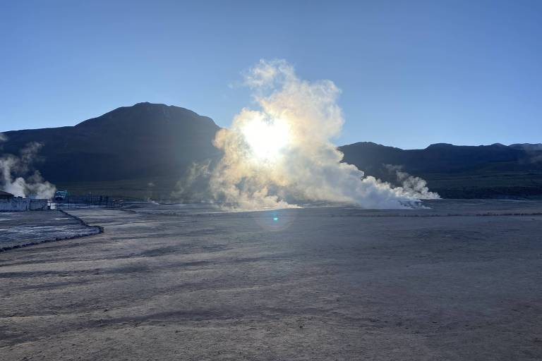 Gêiseres del Tatio no Deserto do Atacama