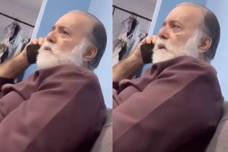 Tony Ramos é flagrado despistando telemarketing com mudança na voz e diverte a web; veja vídeo