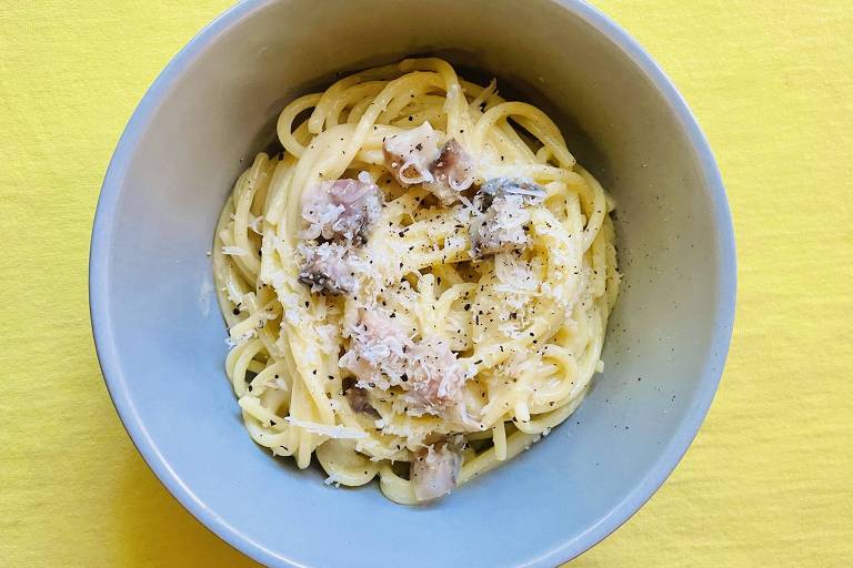 Espaguete à carbonara