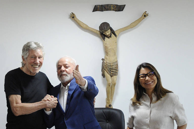 Lula encontra Roger Waters em retomada de agenda no Planalto após quase 1 mês