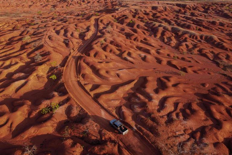 Desertificação faz área do Piauí parecer Marte e desafia agricultores; veja fotos