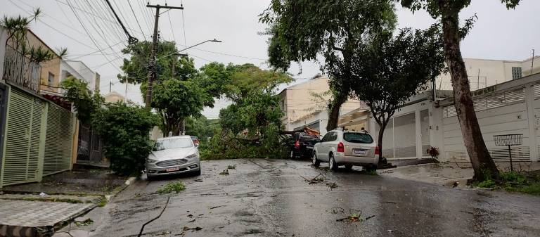 SP tem duas mortes após temporal com ventos de mais de 100 km/h, falta de luz e desabamentos