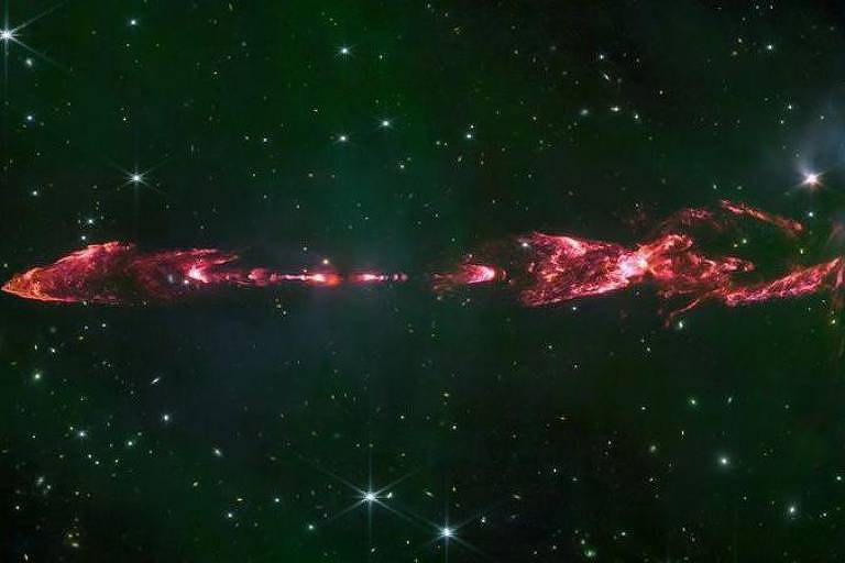 James Webb: a nova imagem de estrela recém-nascida capturada por telescópio