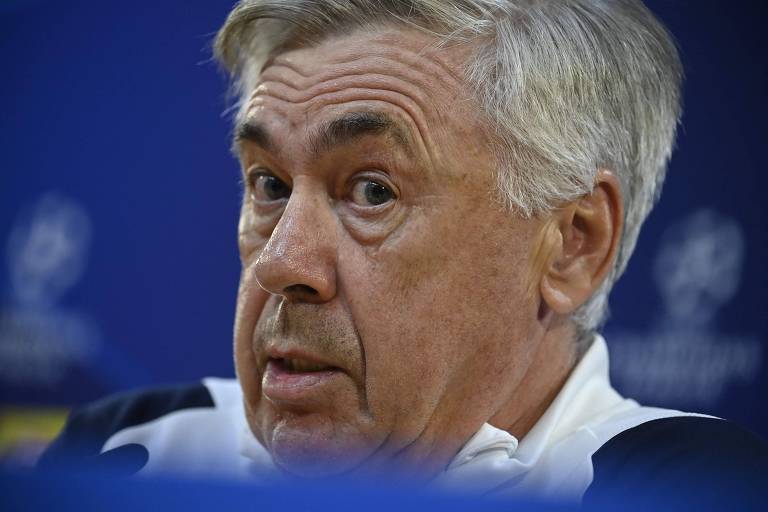 O italiano Carlo Ancelotti, técnico do Real Madrid.