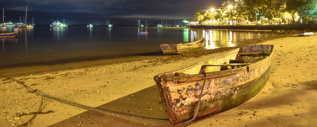 Anoitecer em praia de Búzios