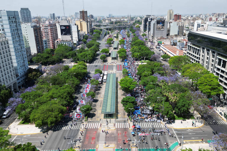 Protesto contra governo de Fernández trava centro de Buenos Aires