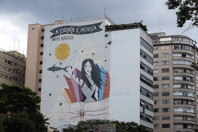 Painel símbolo do Carnaval do Baixo Augusta é apagado em SP