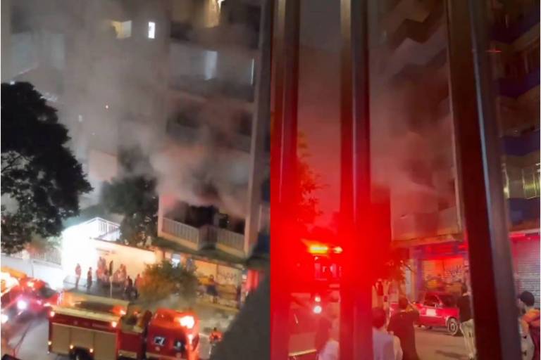 Incêndio atinge prédio em Santa Cecília; não há feridos