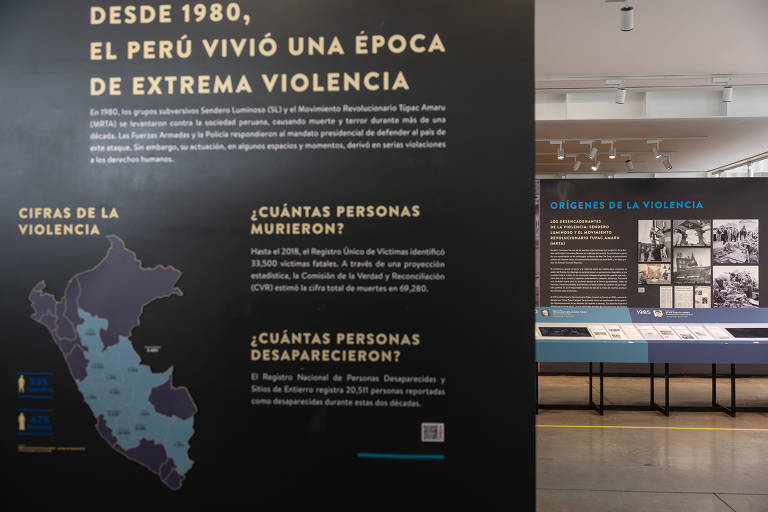 Museu guarda registros dos 20 anos da ação de grupos terroristas no Peru