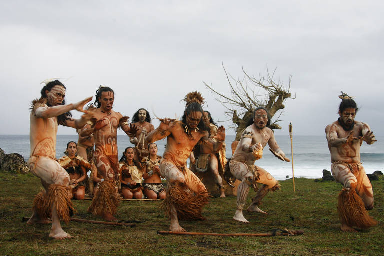 Veja imagens da Ilha de Páscoa, no Chile