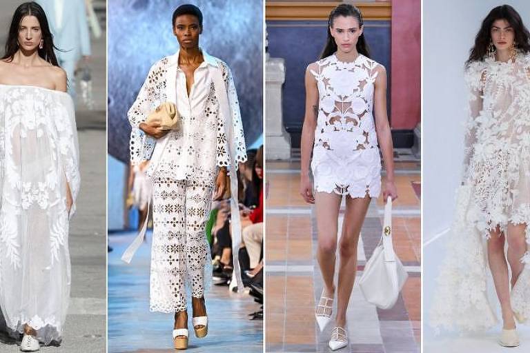 Criações de Stella McCartney, Elie Saab, Valentino e Zimmermann