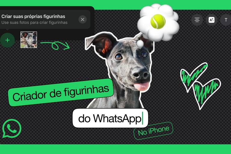 Ferramenta para criar figurinhas com IA no WhatsApp chega ao Brasil; saiba como usá-la
