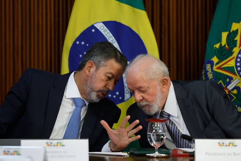 O presidente Lula e o presidente da Câmara, deputado Arthur Lira (PP-AL)