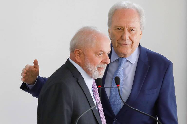 O presidente Lula e o futuro ministro da Justiça, Ricardo Lewandowski