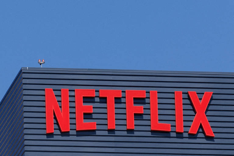 Detalhe de prédio da Netflix em Los Angeles, nos Estados Unidos