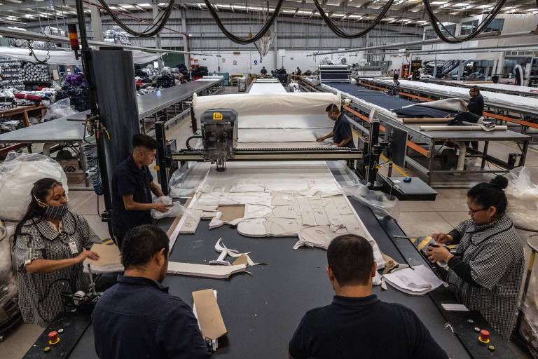 Workers at Preslow, a fourth-generation apparel business, in Tizayuca, a small manufacturing town about an hour northeast of Mexico City,