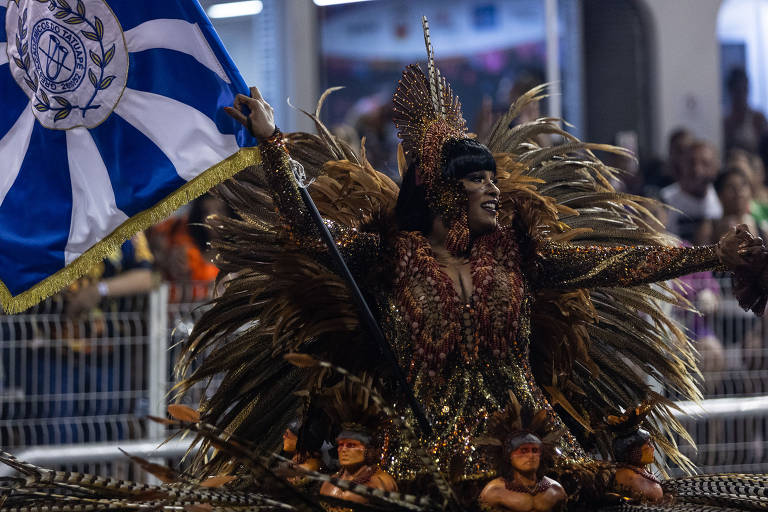 Veja imagens do desfile da Acadêmicos do Tatuapé no Carnaval 2024