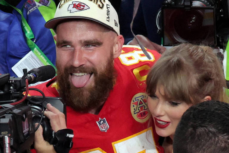 Travis Kelce, namorado de Taylor Swift, estreará no cinema como produtor