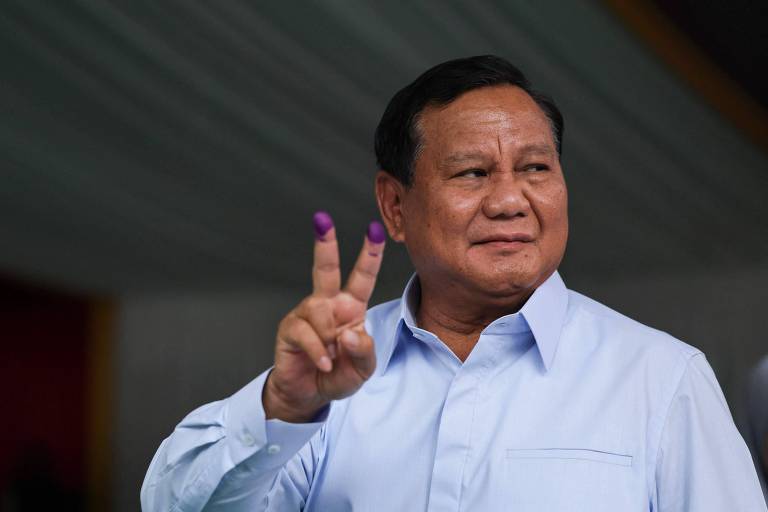 Favorito, atual ministro da Defesa se declara vencedor das eleições na Indonésia