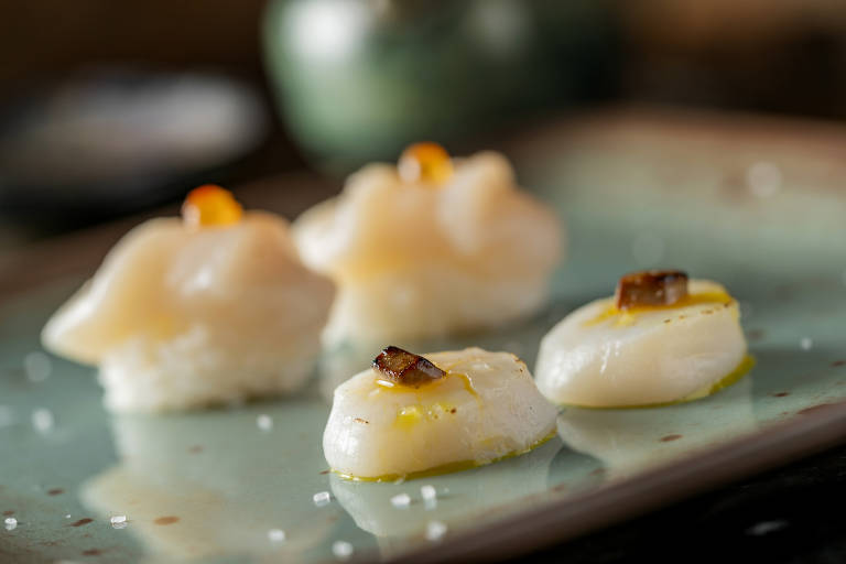 Veja pratos do Oguru Sushi Bar em São Paulo
