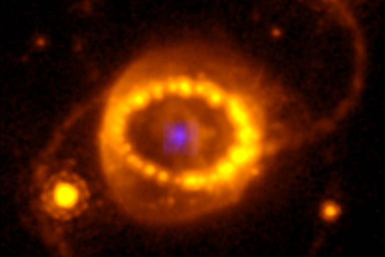 James Webb ajuda a identificar 'filhote' de supernova vista em 1987