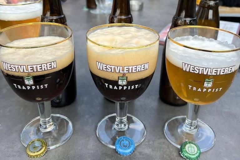 Opções da cerveja trapista Westvleteren, uma das mais desejadas do mundo