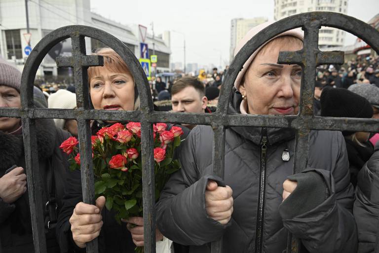 O funeral de Alexei Navalni em Moscou