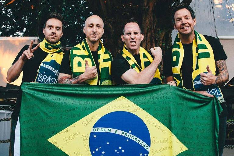 Simple Plan toca Mamonas Assassinas em festival em SP