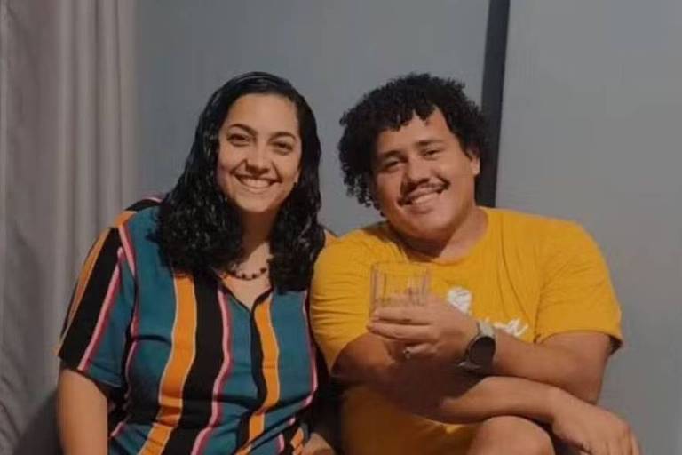 Camila Moura e Lucas Henrique; esposa rasgou fotos do casal após flerte dele com Pitel