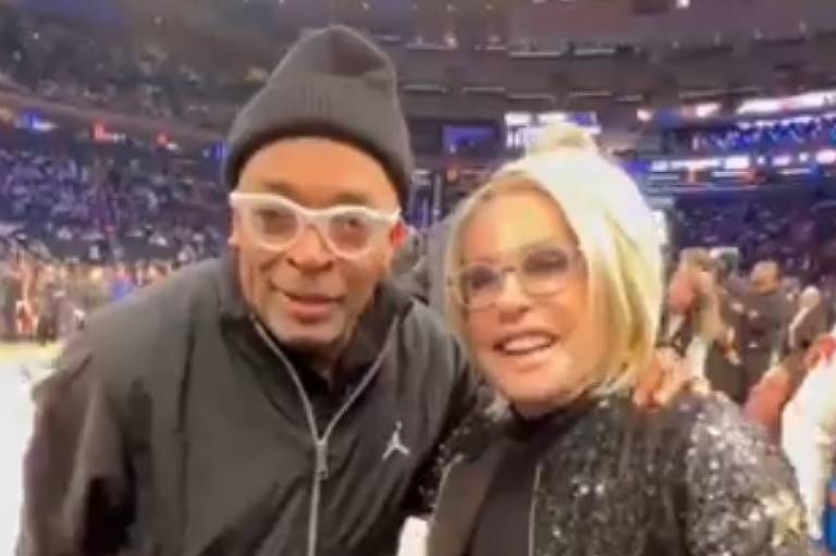 Ana Maria Braga encontra Spike Lee em Nova York