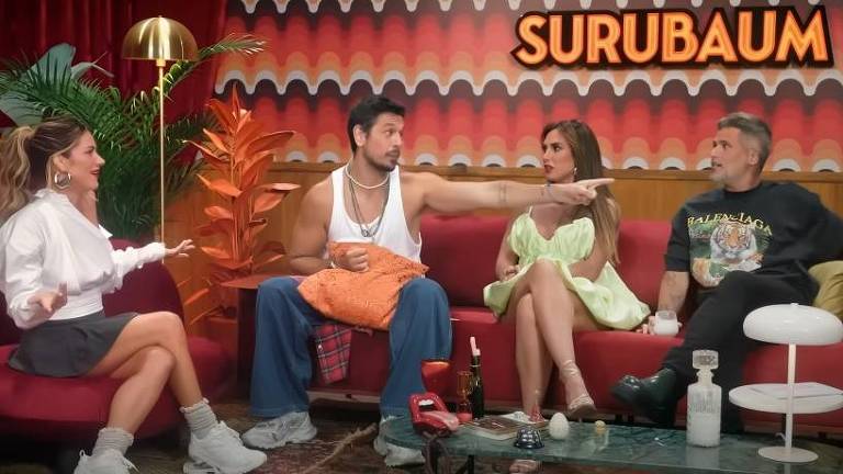 Giovanna Ewbank e Bruno Gagliasso apresentam o Surubaum