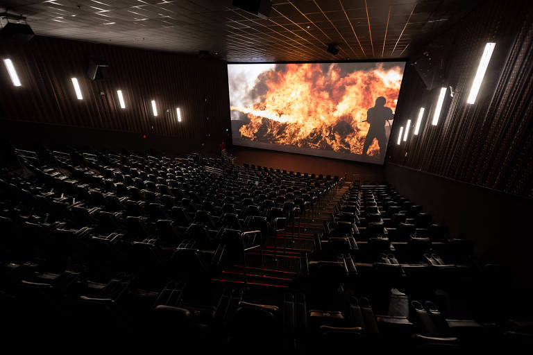 Interior de sala do Cinépolis JK Iguatemi, eleito o melhor complexo de São Paulo em 2024