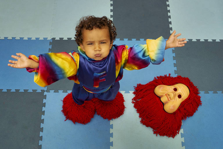 Fã do Carreta Furacão, menino de dois anos se veste de Fofão e viraliza nas redes