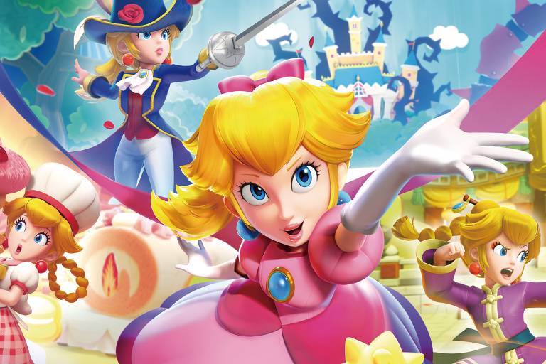 Cena do jogo 'Princess Peach: Showtime', do Nintendo Switch