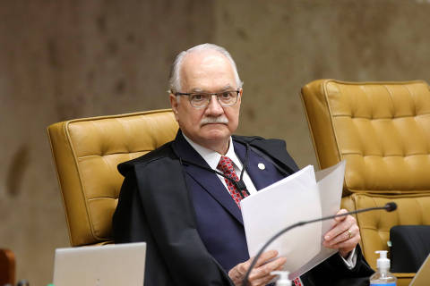 Sessão plenária do Supremo Tribunal Federal - 14/12/2023
Ministro Edson Fachin durante Sessão plenária do Supremo Tribunal Federal - Foto-Gustavo Moreno-SCO-STF