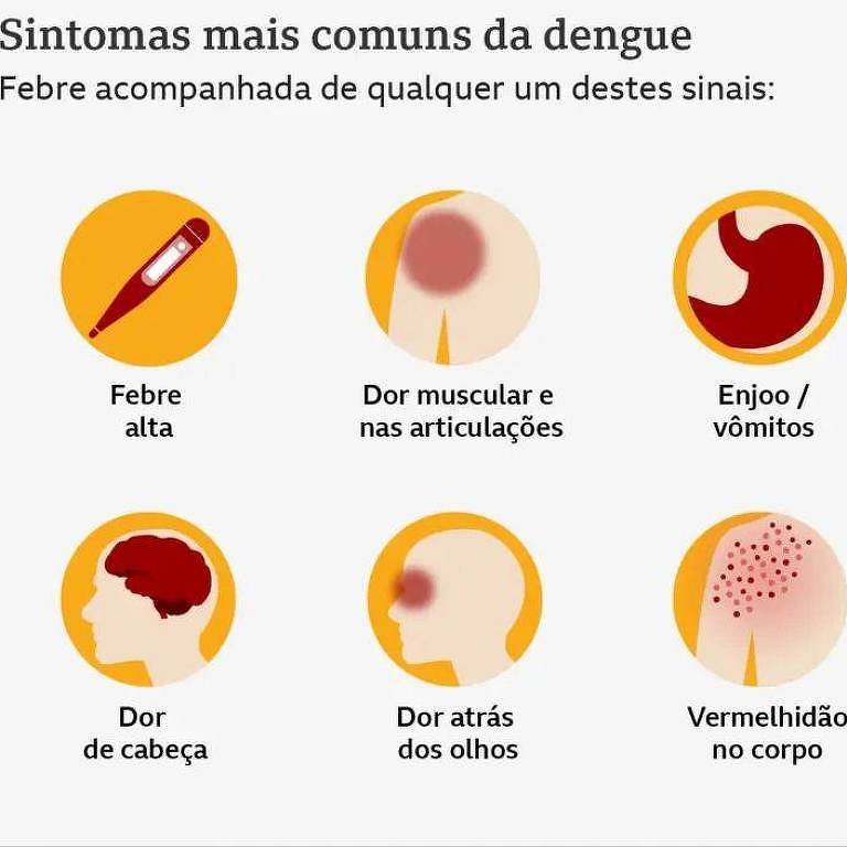 Sintomas de dengue