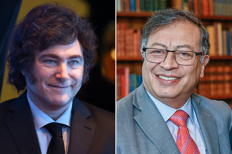 Javier Milei e Gustavo Petro 'fazem as pazes', e embaixador da Colômbia deve voltar à Argentina