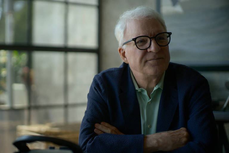 O ator Steve Martin em cena do documentário 'Steve! (martin): Documentário em 2 Partes'