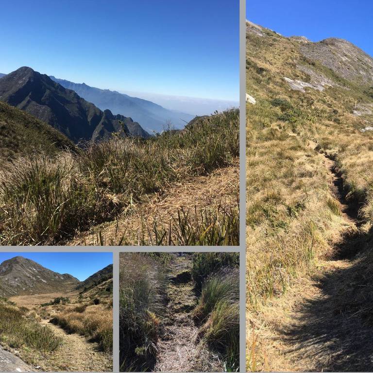 Novo trajeto de travessia da Serra Fina sem passar por dentro do vale do Ruah