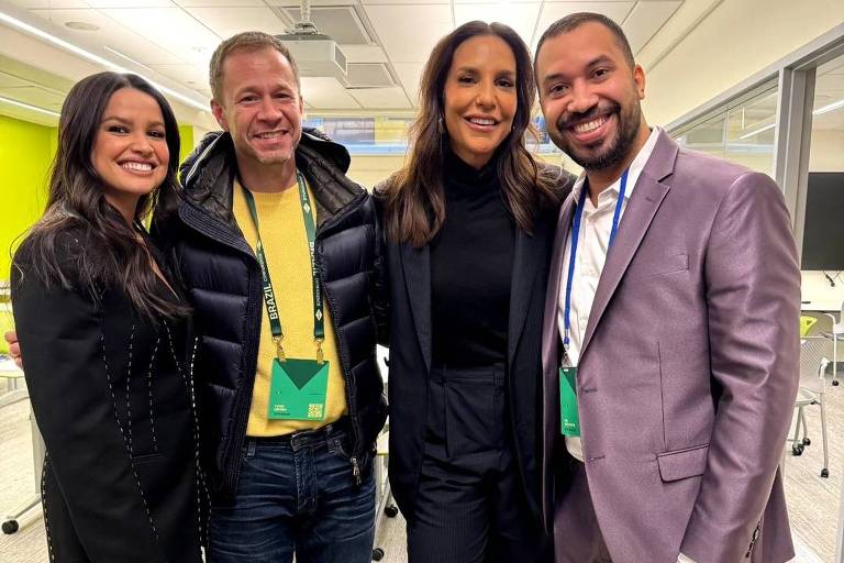 Juliette, Gil do Vigor, Tiago Leifert e Ivete Sangalo brincam de BBB em Harvard