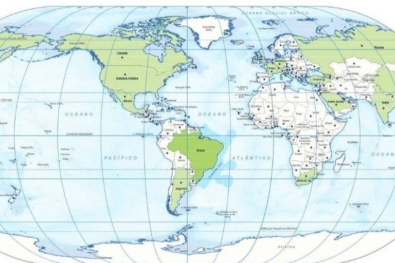 IBGE vai vender mapa com Brasil no centro do mundo após 'grande sucesso'
