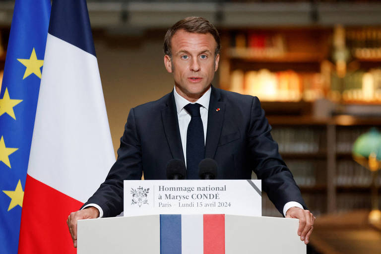 Macron diz que há 'planos B e C' para cerimônia de abertura dos Jogos de Paris