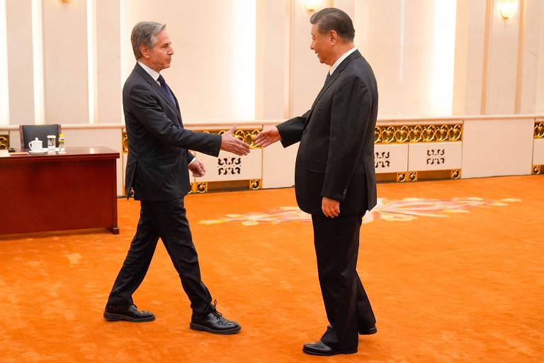 Xi Jinping recebe Blinken e cobra aceitação de desenvolvimento da China