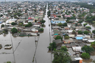 Flooding due to heavy rains in Rio Grande do Sul